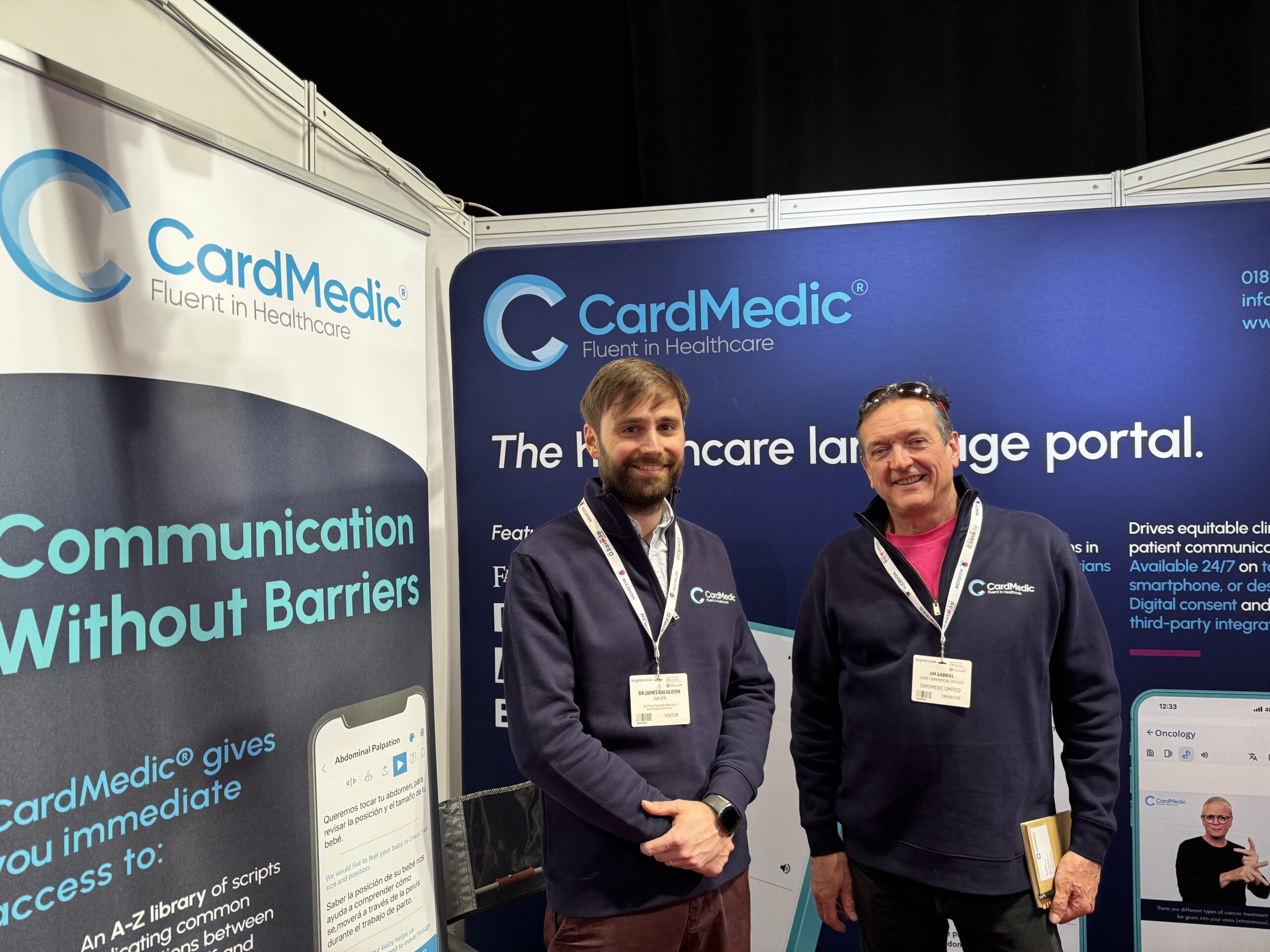 Dr James Dalgleish and Jim Gabriel.